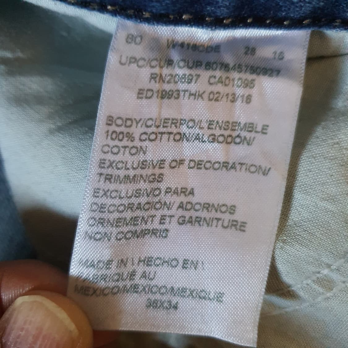 빅사이즈 디키즈 카펜터 데님 팬츠 No.57 상품이미지4