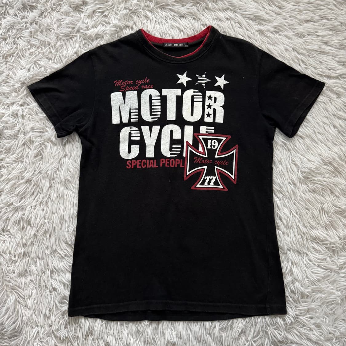 AGE CORE 일본빈티지 오리엔탈 반팔 y2k 반팔티 크롭티 빈티지반팔 상품이미지2