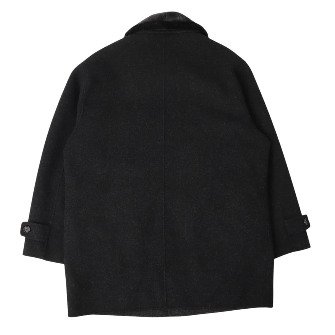 입생로랑 시어링 울 캐시미어 하프 코트 상품이미지5