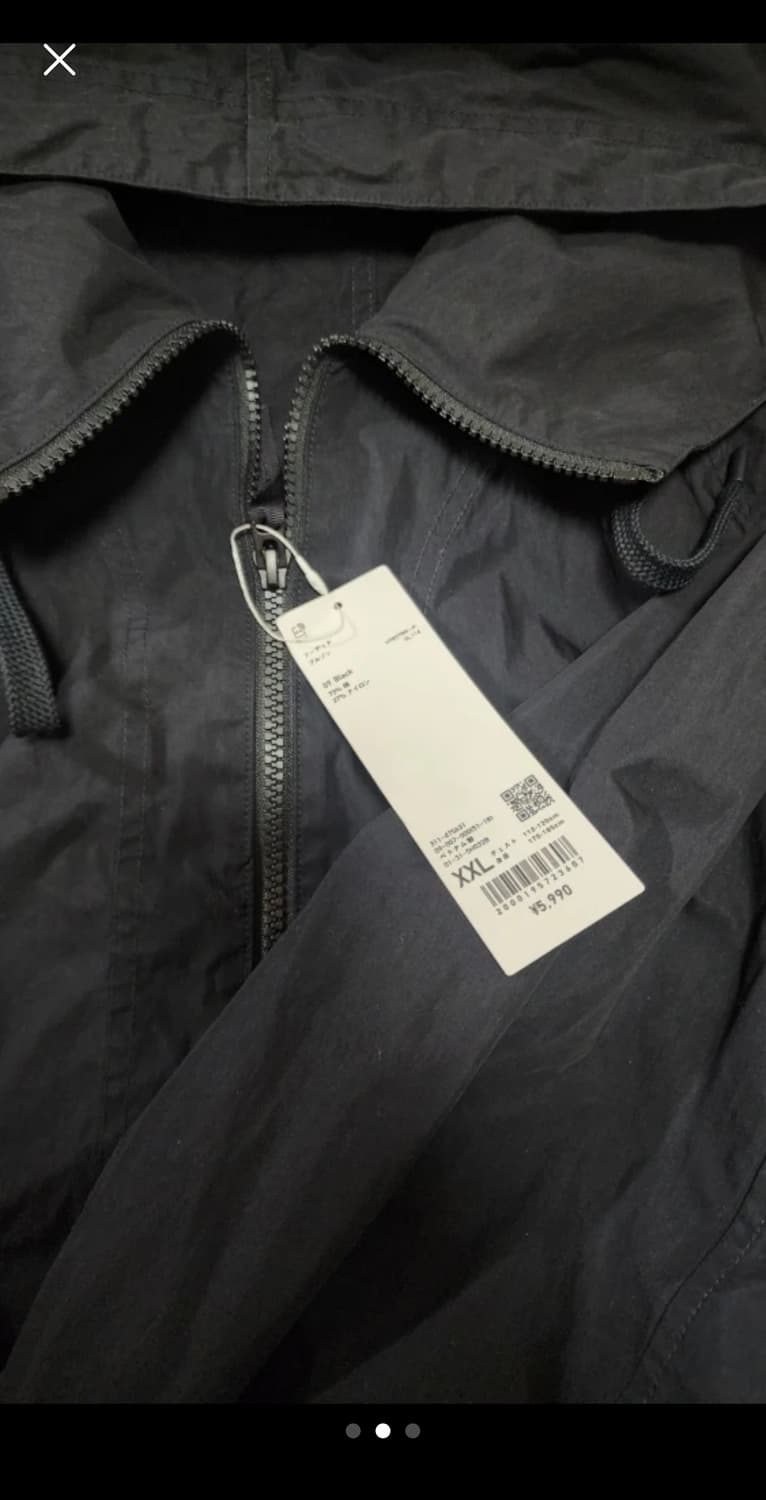 유니클로 u 후드 블루종 xxl 상품이미지3