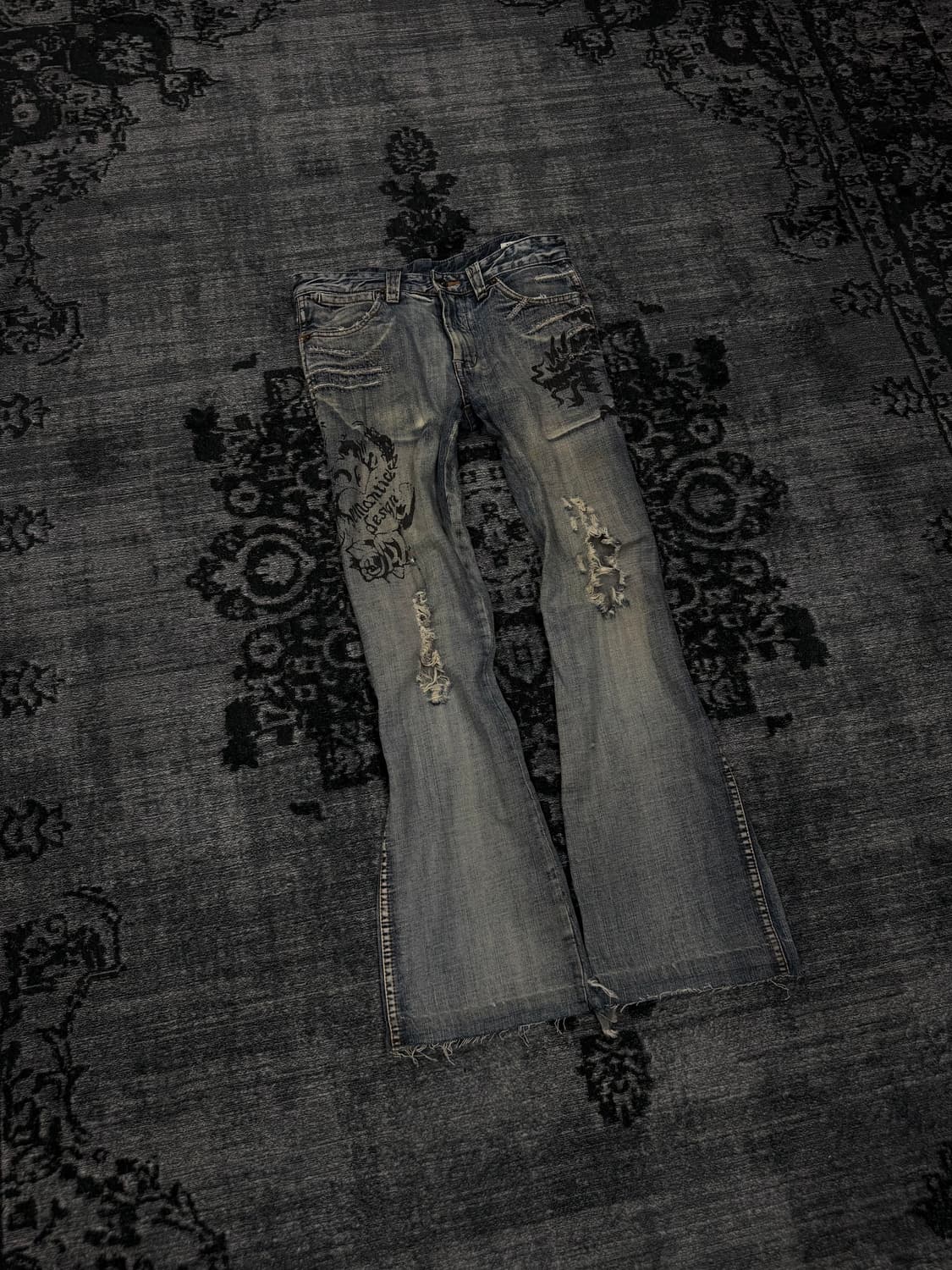 Semantic design 00s dragon denim pants 상품이미지1