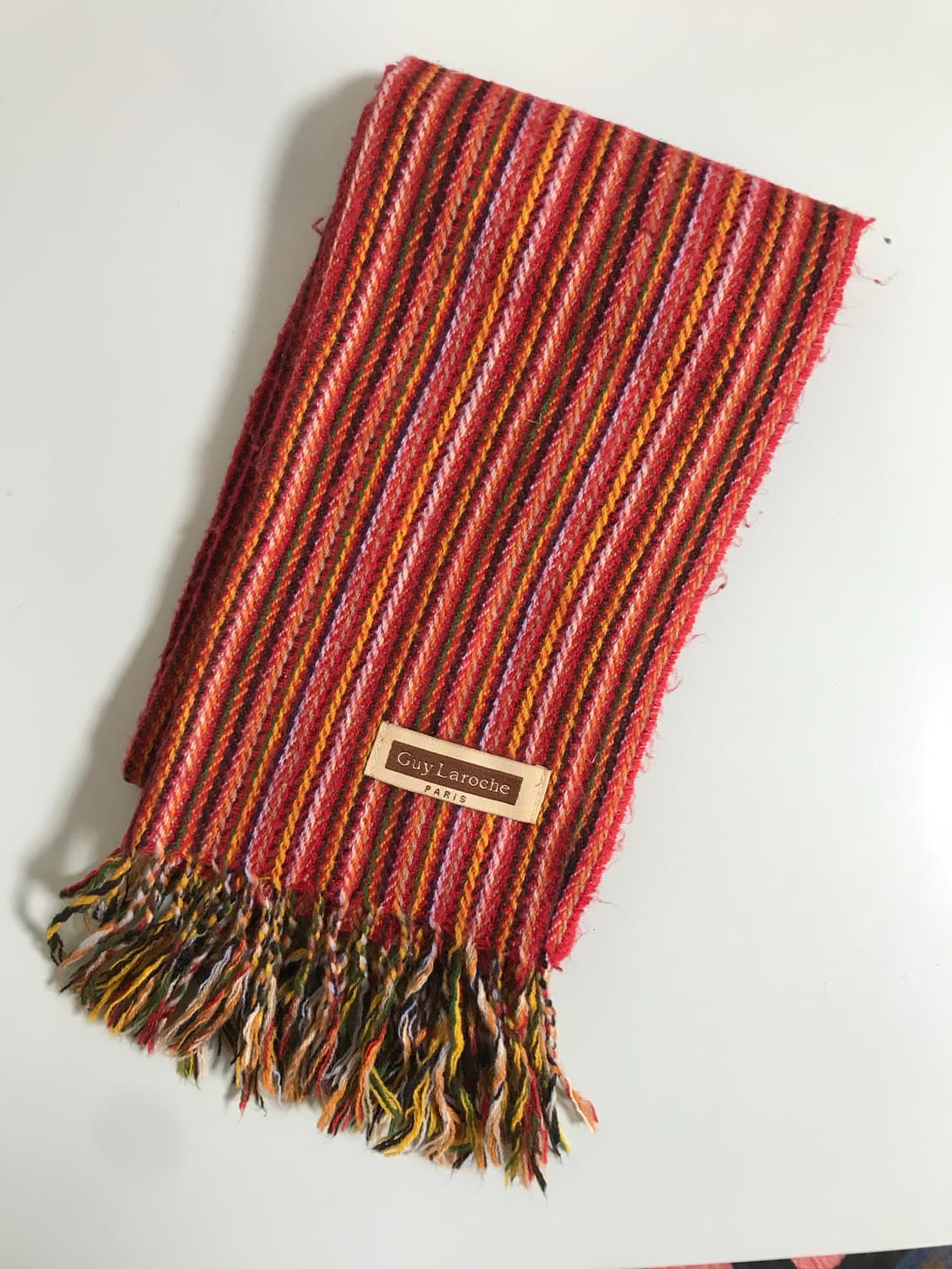 Guy Laroche 스트라이프 머플러 상품이미지2