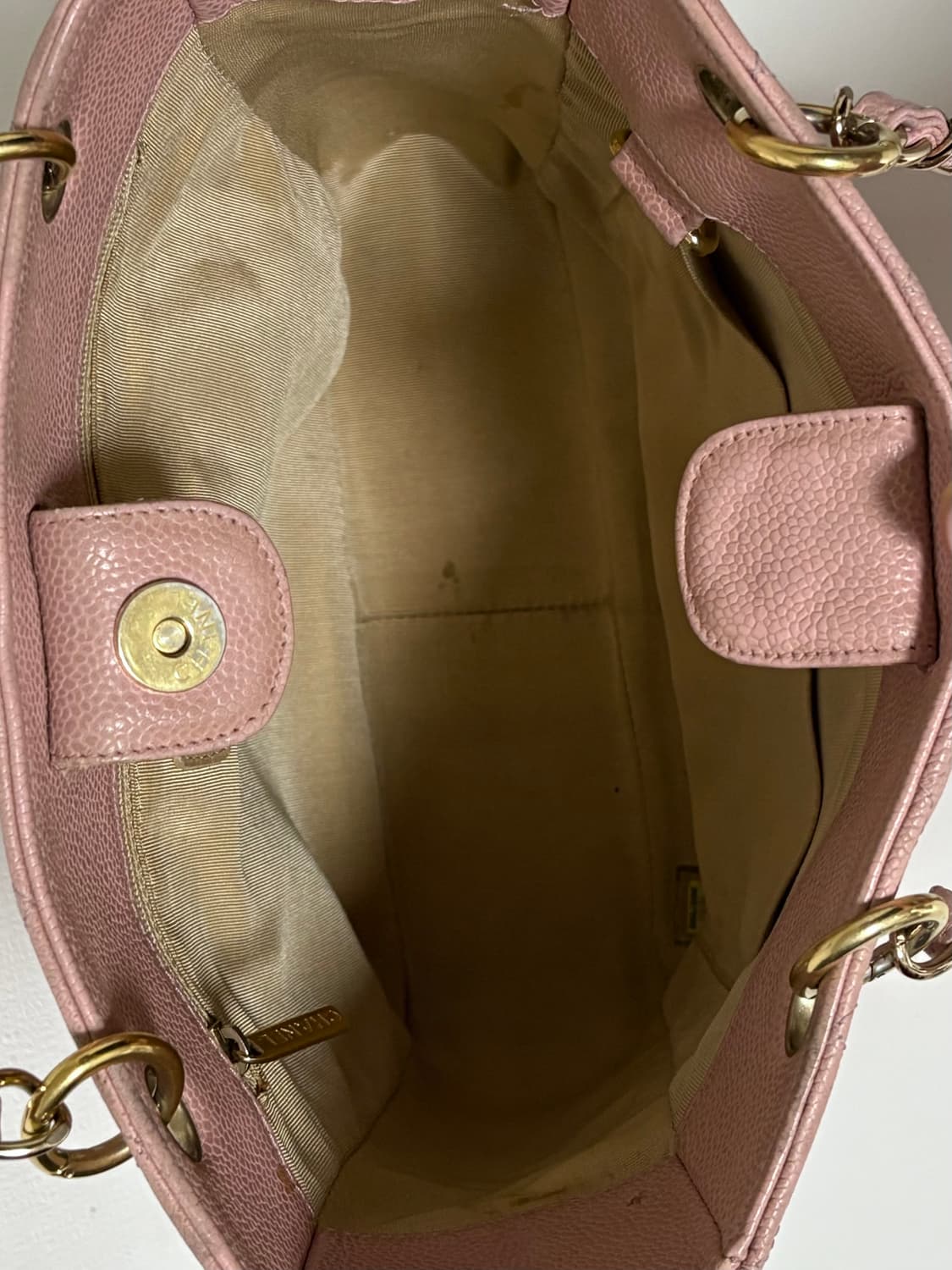 샤넬 쁘띠 샤핑백 핑크 상품이미지9