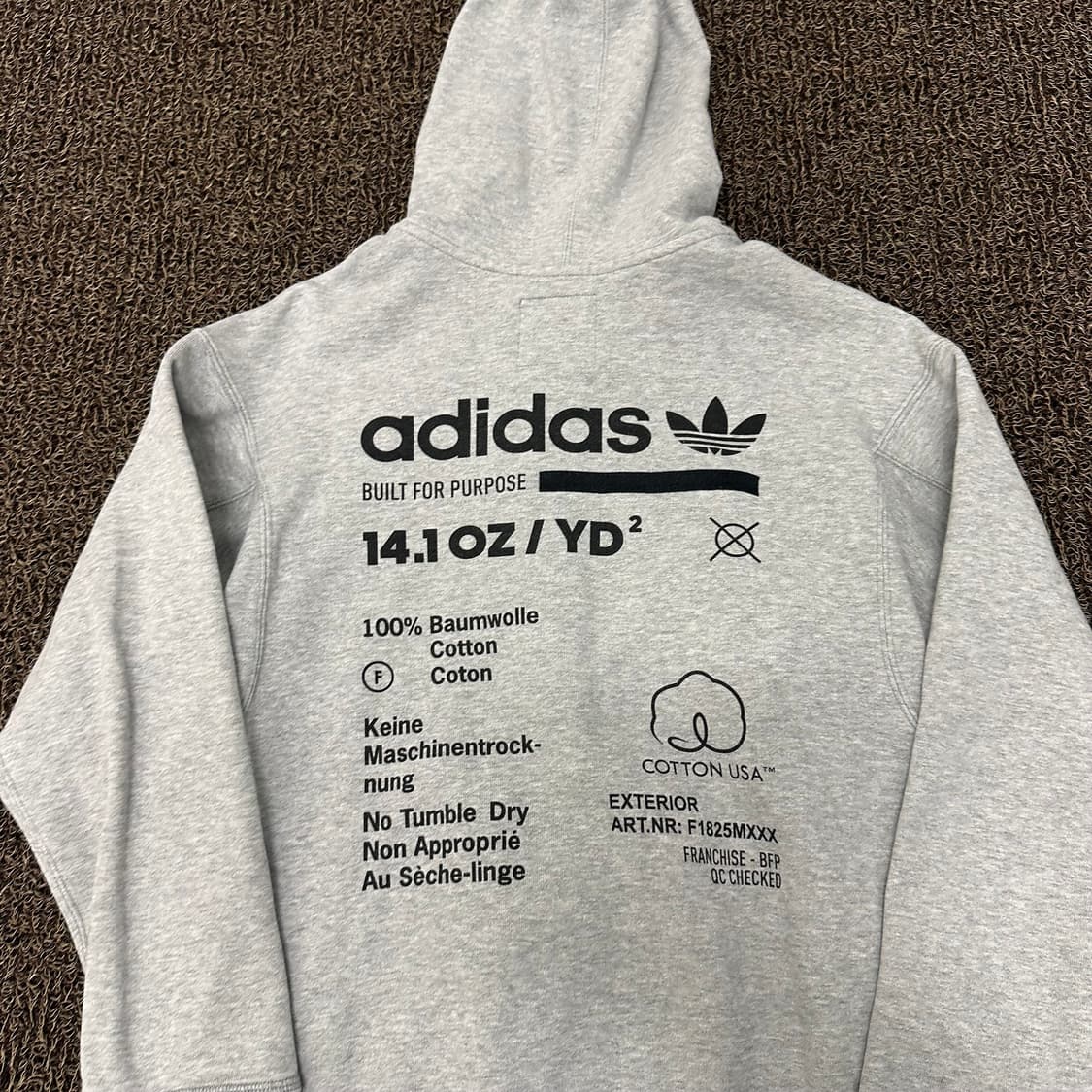 아디다스 여성 후드집업 그레이 신장 160사이즈 상품이미지7