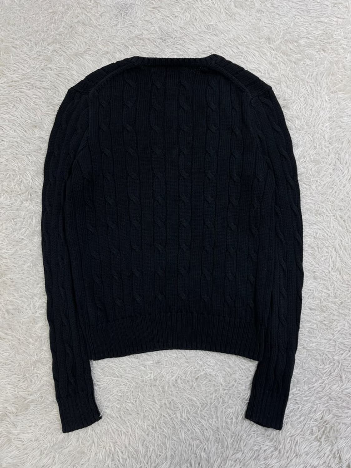 폴로 랄프 로렌  브이넥 꽈배기 니트/#2895 상품이미지4