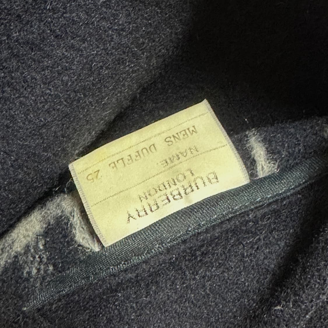 [OS] 버버리 네이비 더플 코트 상품이미지5