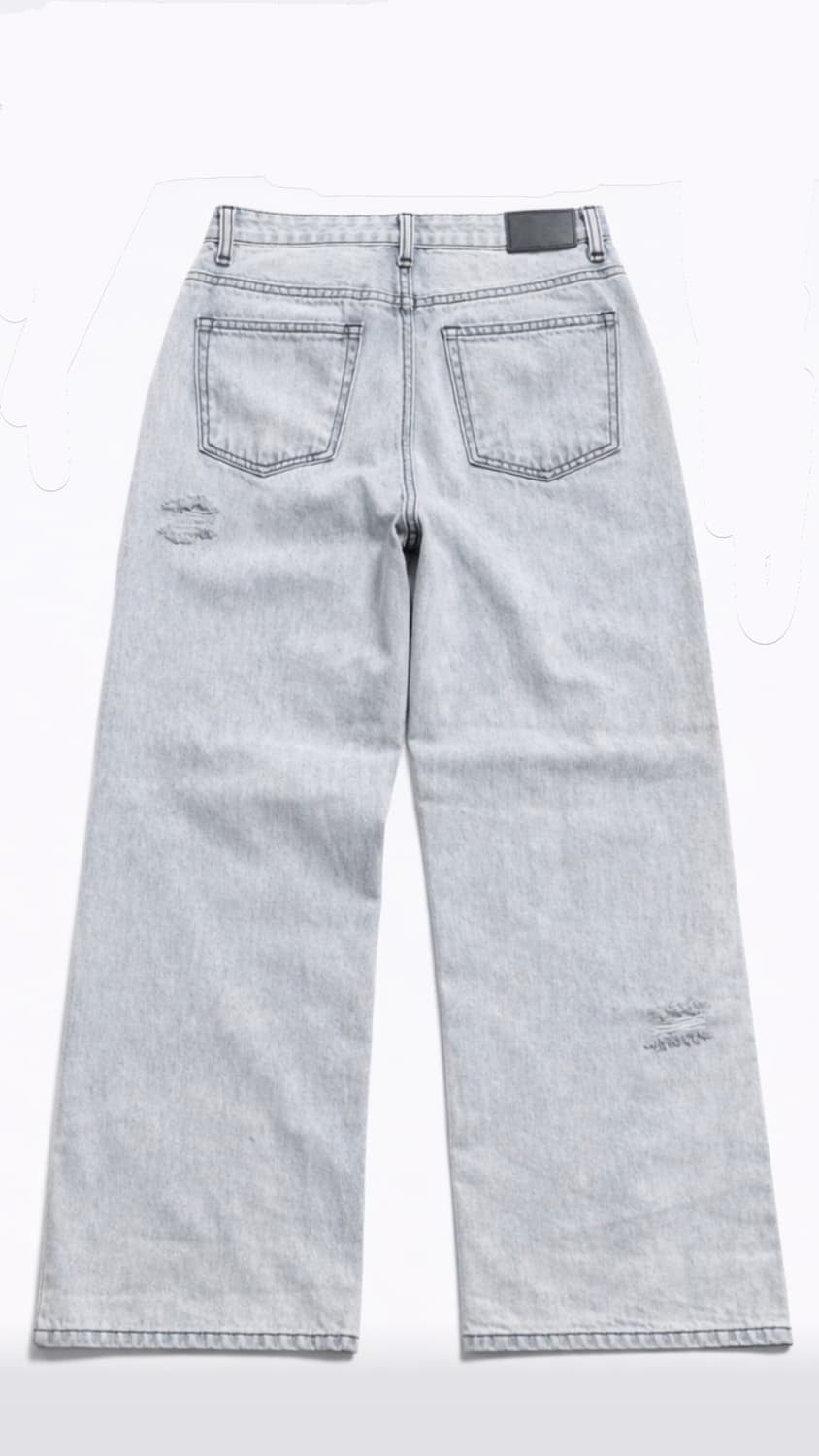 그레이 데님 펜츠 상품이미지2