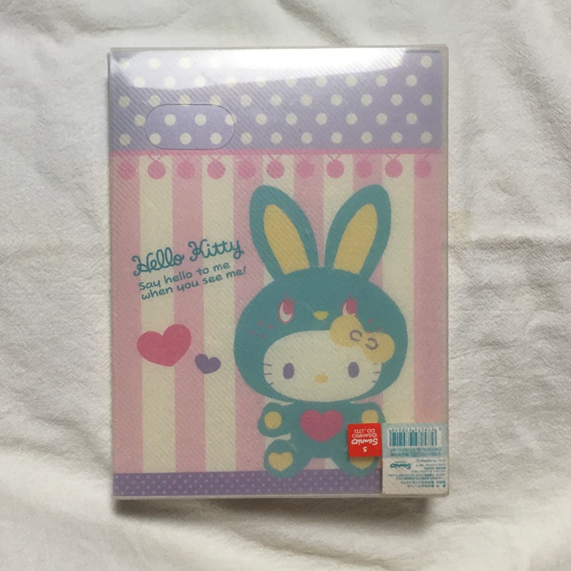 (이체시 에눌) 고전키티 헬로키티 부활절키티 시리즈 핑크 엽서 바인더 상품이미지1