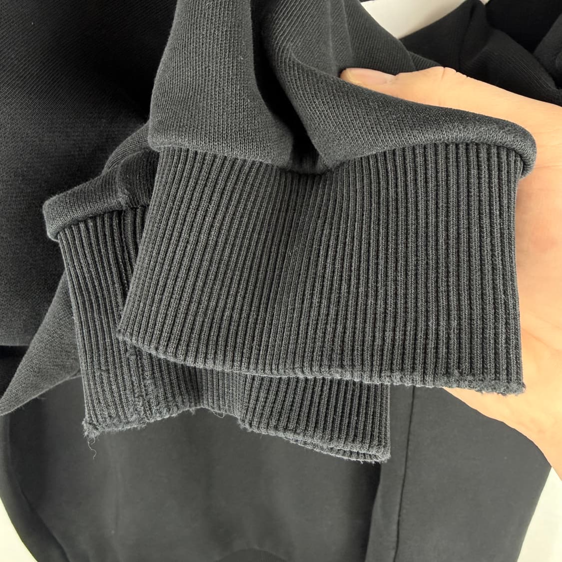 (L) 뉴발란스 빅로고 맨투맨 블랙 상품이미지3