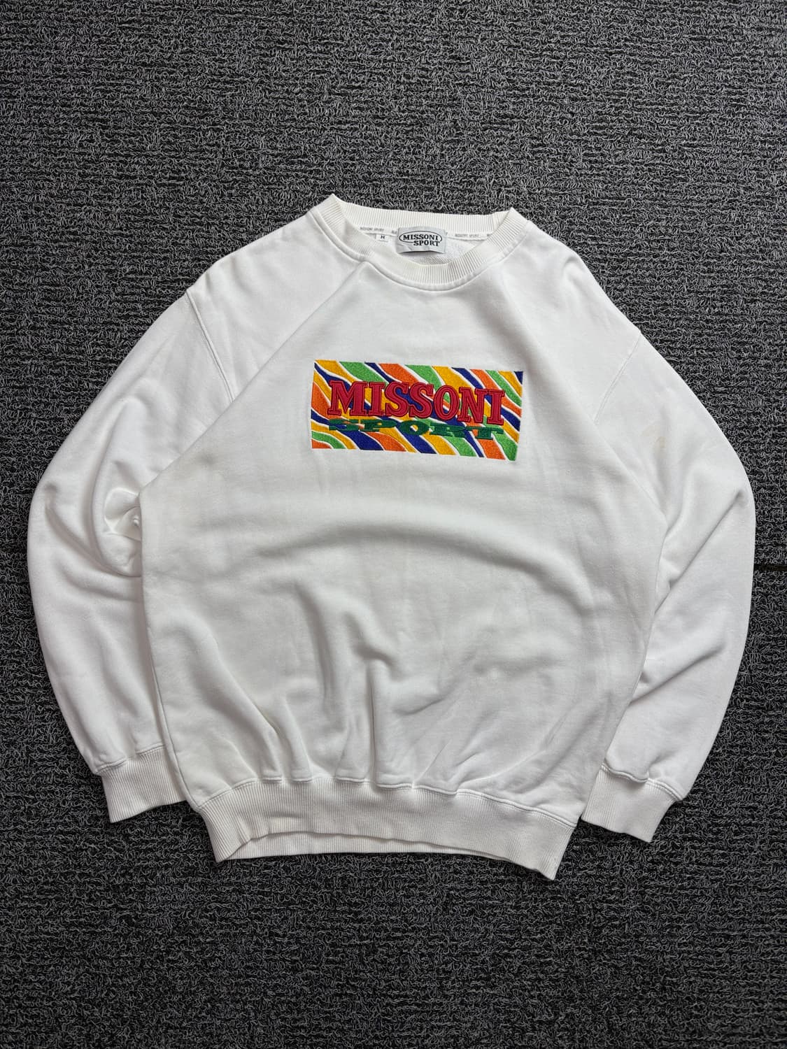 00s 미쏘니 아카이브 빅로고 크루넥 스웻셔츠 1985 상품이미지2