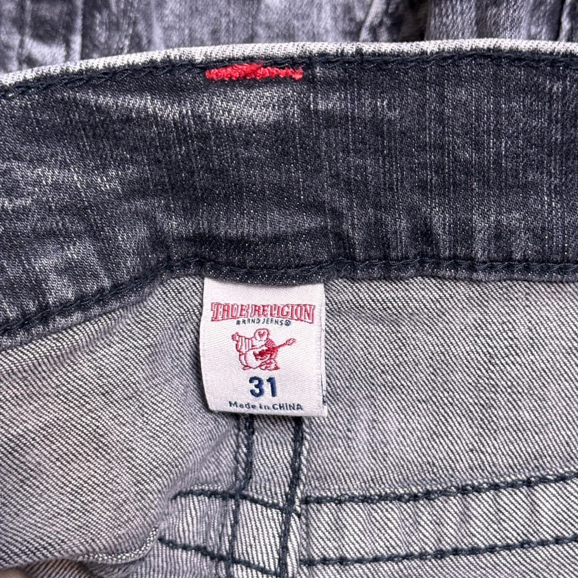 트루릴리전 스트레이트 돌청 데님팬츠 청바지 31 상품이미지5