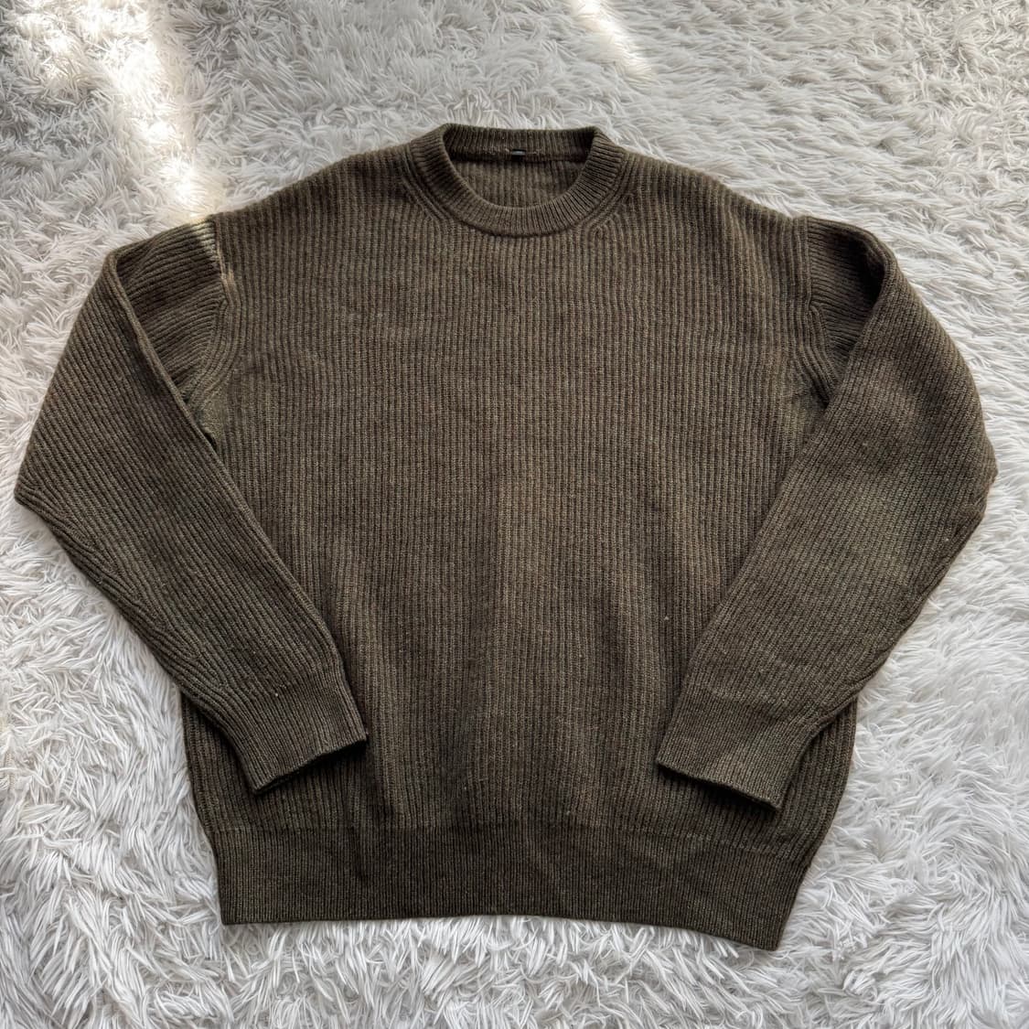 MUJI 일본빈티지 니트 무인양품 빈티지니트 무지 니트 보세니트 xl 상품이미지2