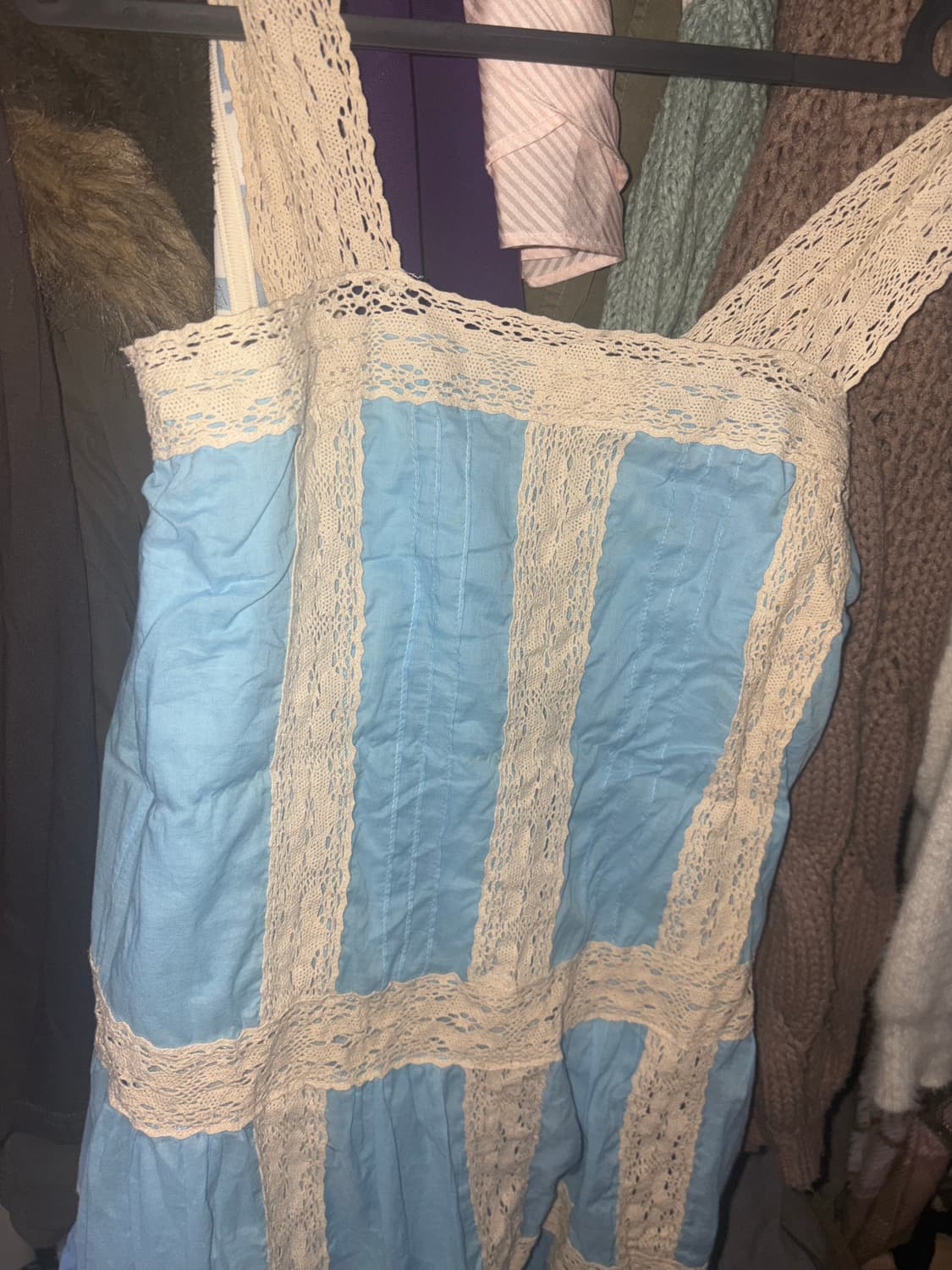 빈티지 슬리브리스 나시 원피스 (스카이블루✈️🩵) 상품이미지2