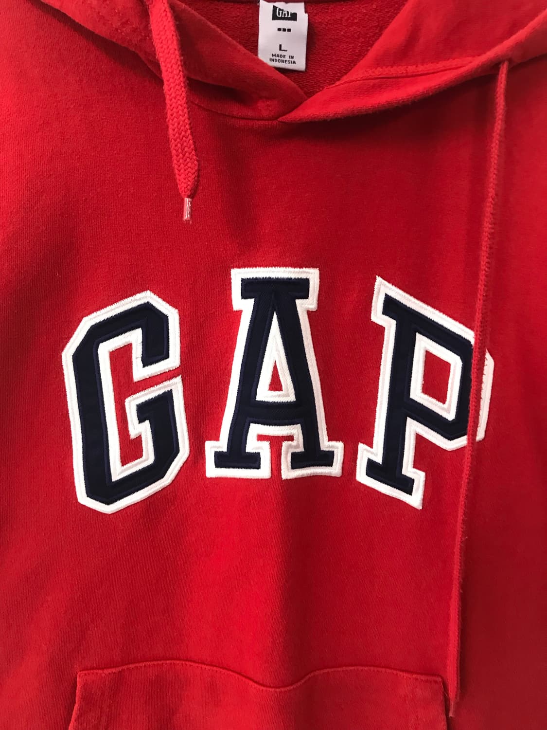 Gap 갭 레드 후드티 상품이미지4