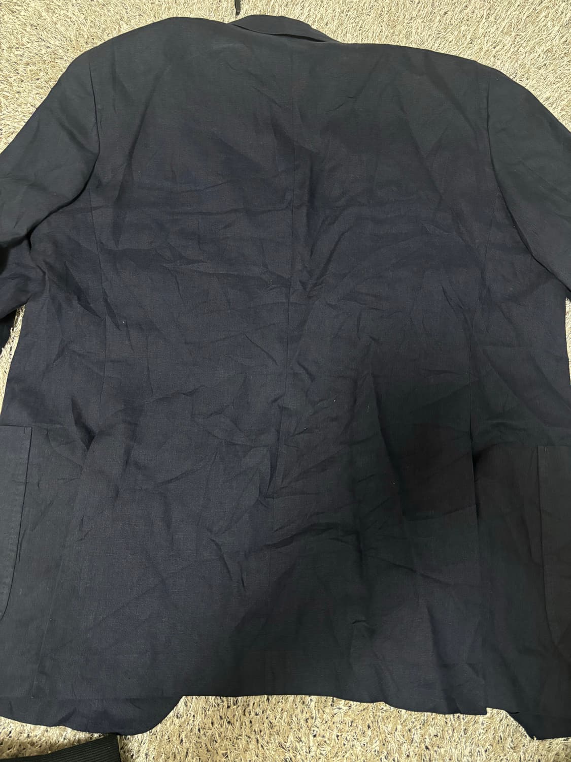 일제 AQUASCUTUM 리넨100프로 블레이저 사이즈 105 상품이미지10