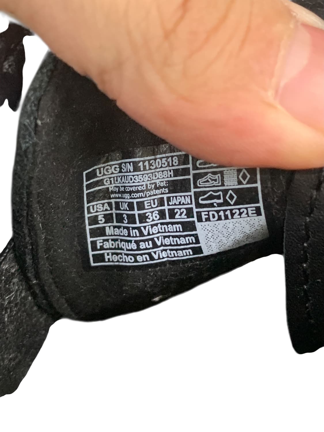 어그 애쉬튼 레이스업 부츠 블랙 220 (Gr-3151) 상품이미지9