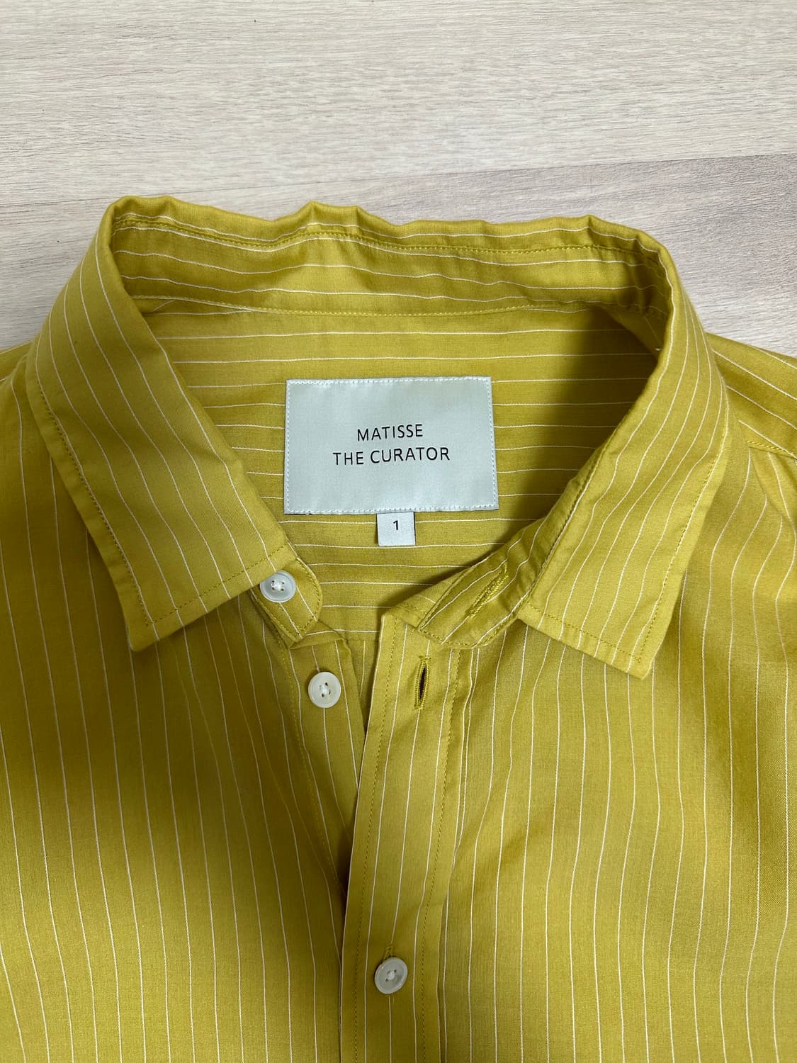 Collector Shirts Yellow Stripe 상품이미지2