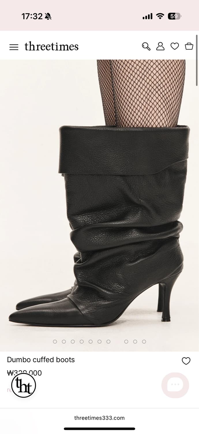 쓰리타임즈 dumbo cuffed boots 상품이미지3