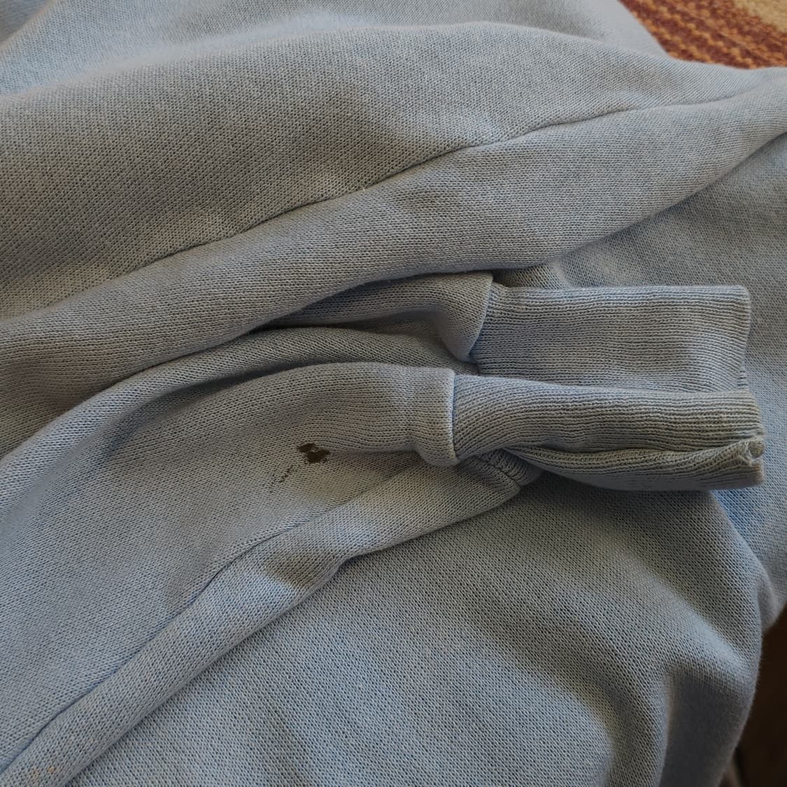 90s pannill 빈티지 스웻셔츠 플레인 스웻셔츠 파스텔 블루 상품이미지8