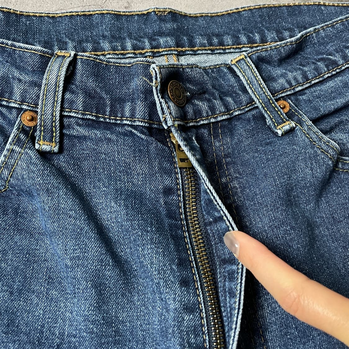 LEVI'S 리바이스505 레귤러 스트레이트핏 데님 팬츠 A00743 상품이미지3