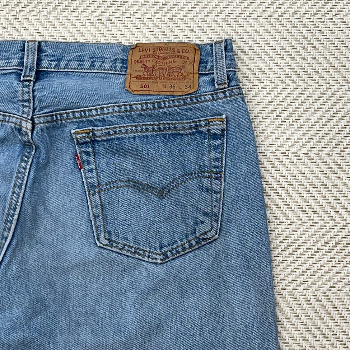 usa리바이스 501 데님팬츠 r2457 상품이미지6