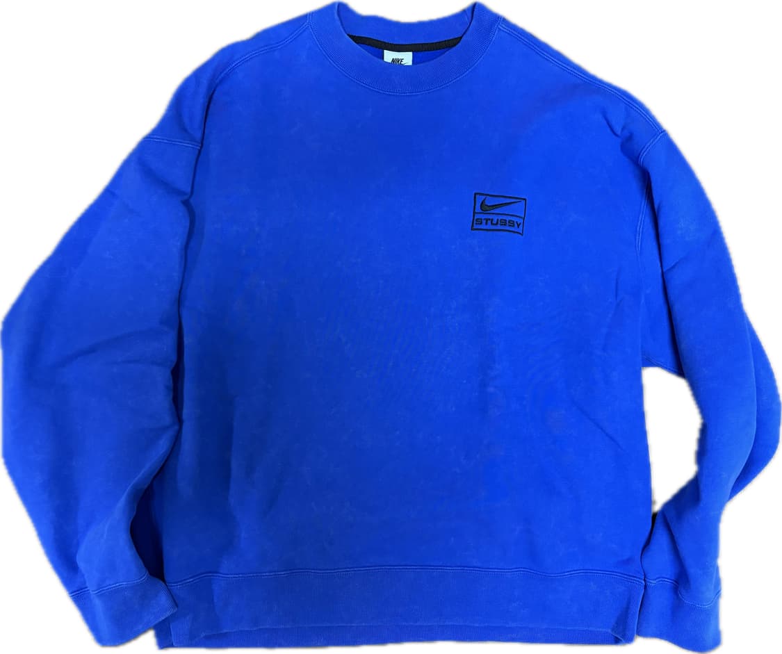 나이키 x 스투시 맨투맨 워시드 크루넥 게임로얄 상품이미지1