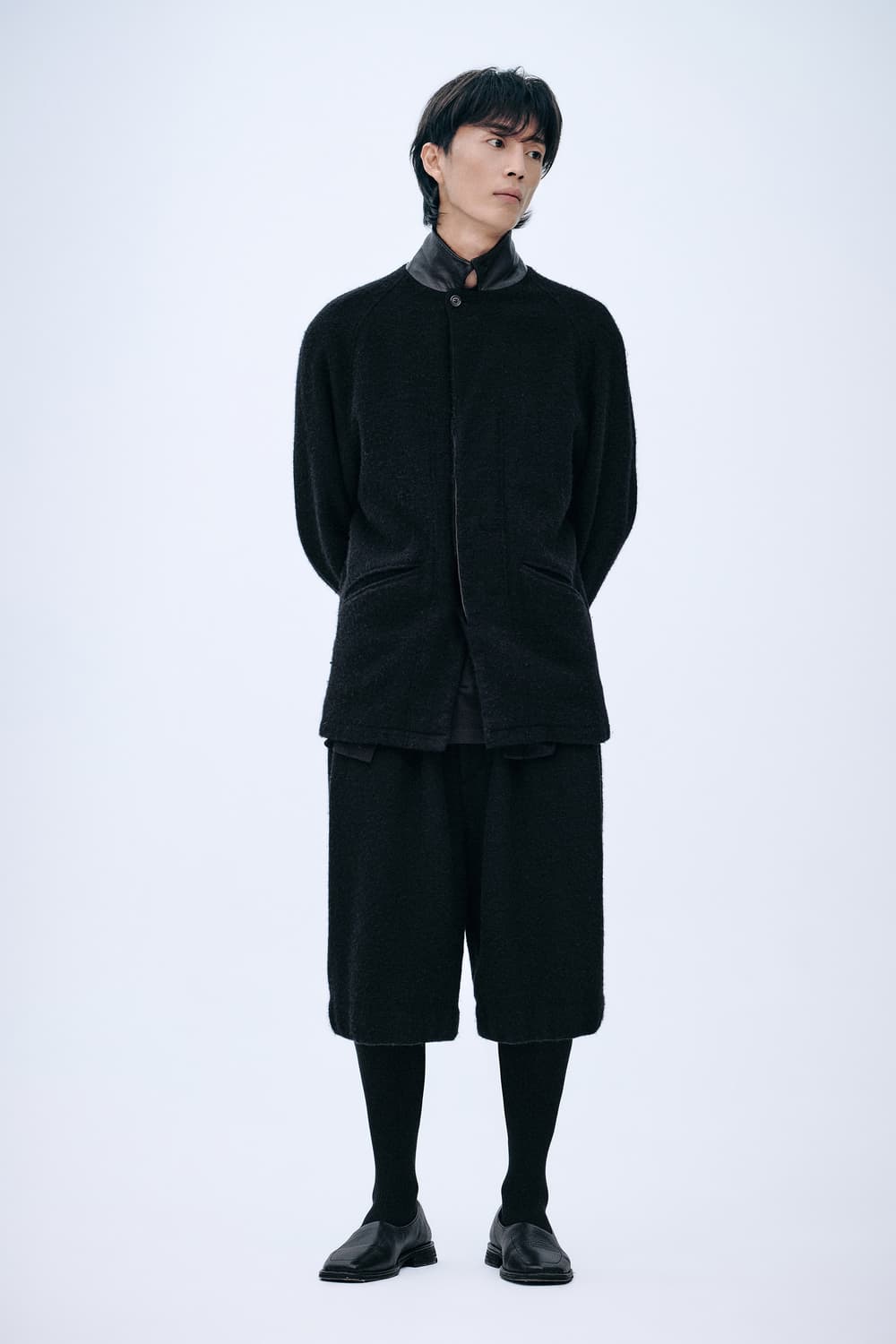 L)유스 보일드 울 레더 자켓 상품이미지3