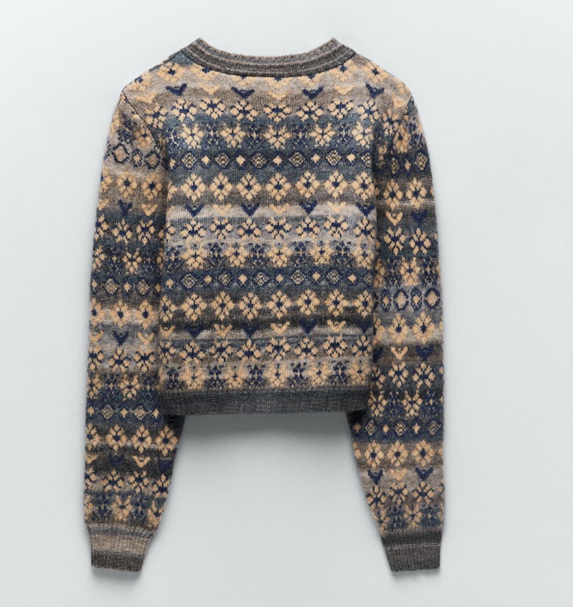 품절 대란 희귀!!) 자라 자카드 니트 재킷 상품이미지2