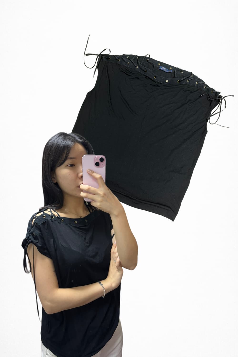 폴로 랄프로렌 슬리브리스 탑 상품이미지2