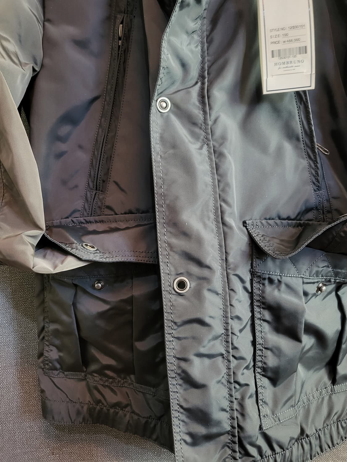 [택달린 새상품] -HOMBRUNO 스포티 글로쉬워싱 자켓 상품이미지8