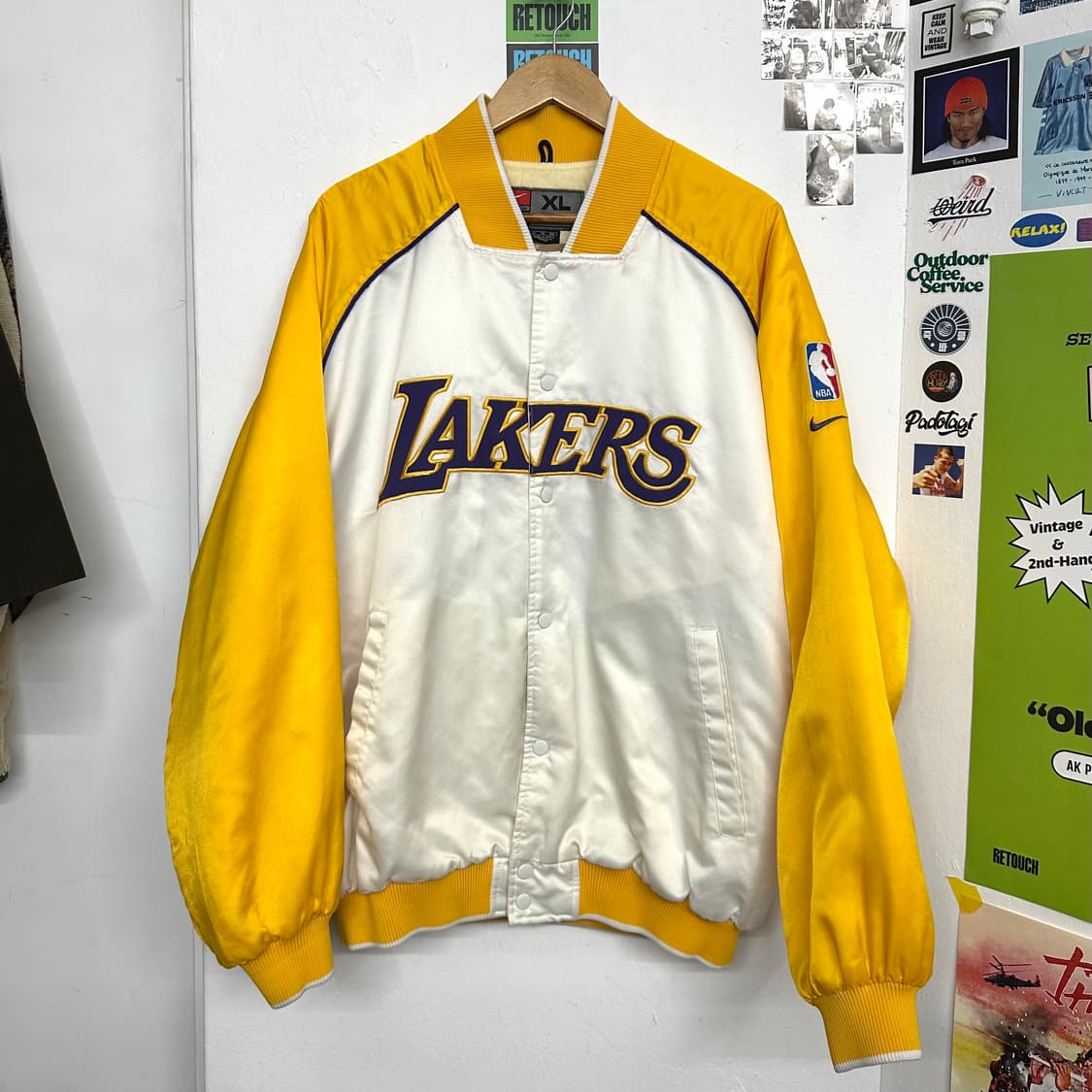 90‘s 나이키 LA레이커스 바시티 자켓 상품이미지1