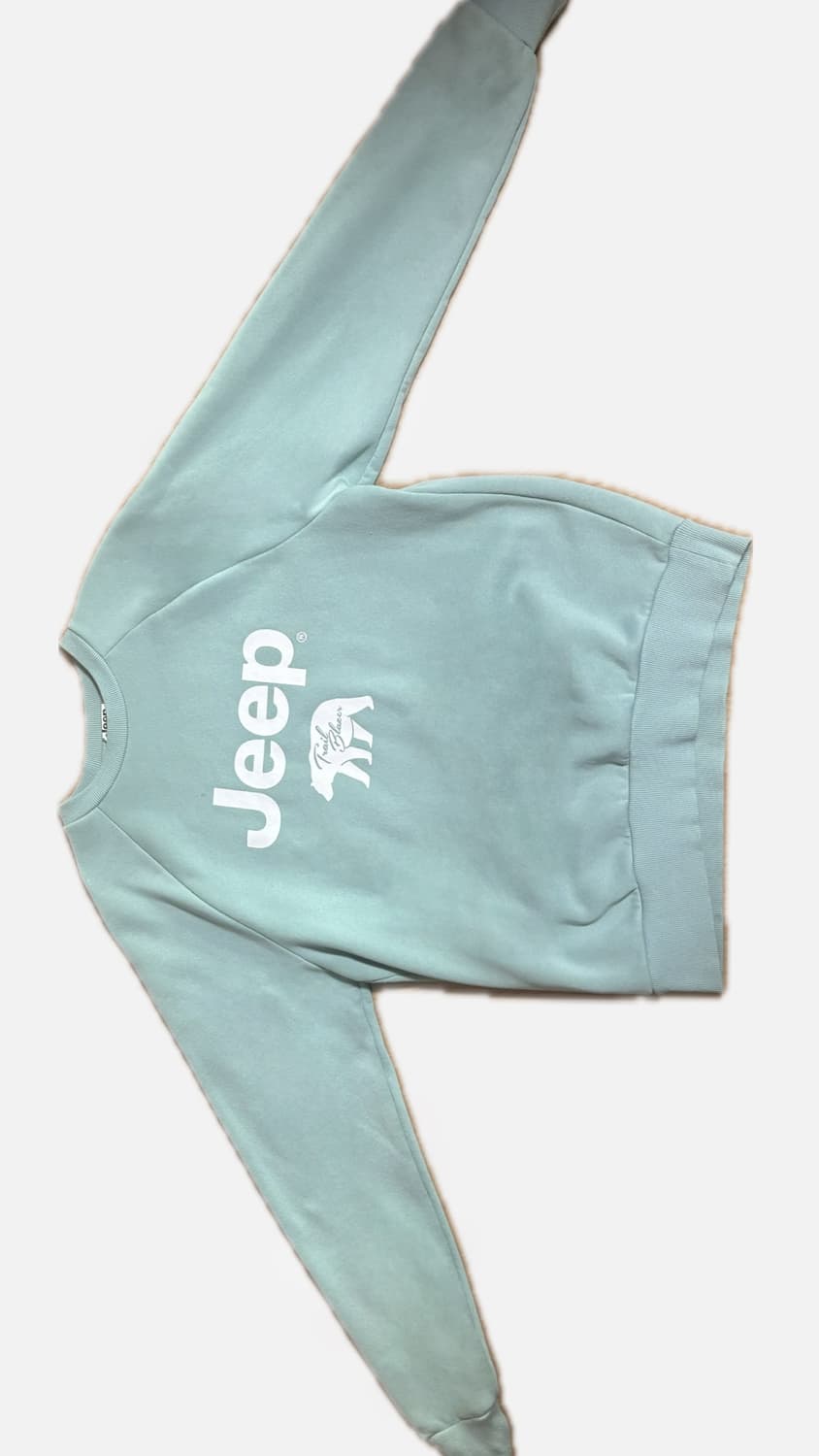 jeep fleece-lined sweatshirt mint 상품이미지2
