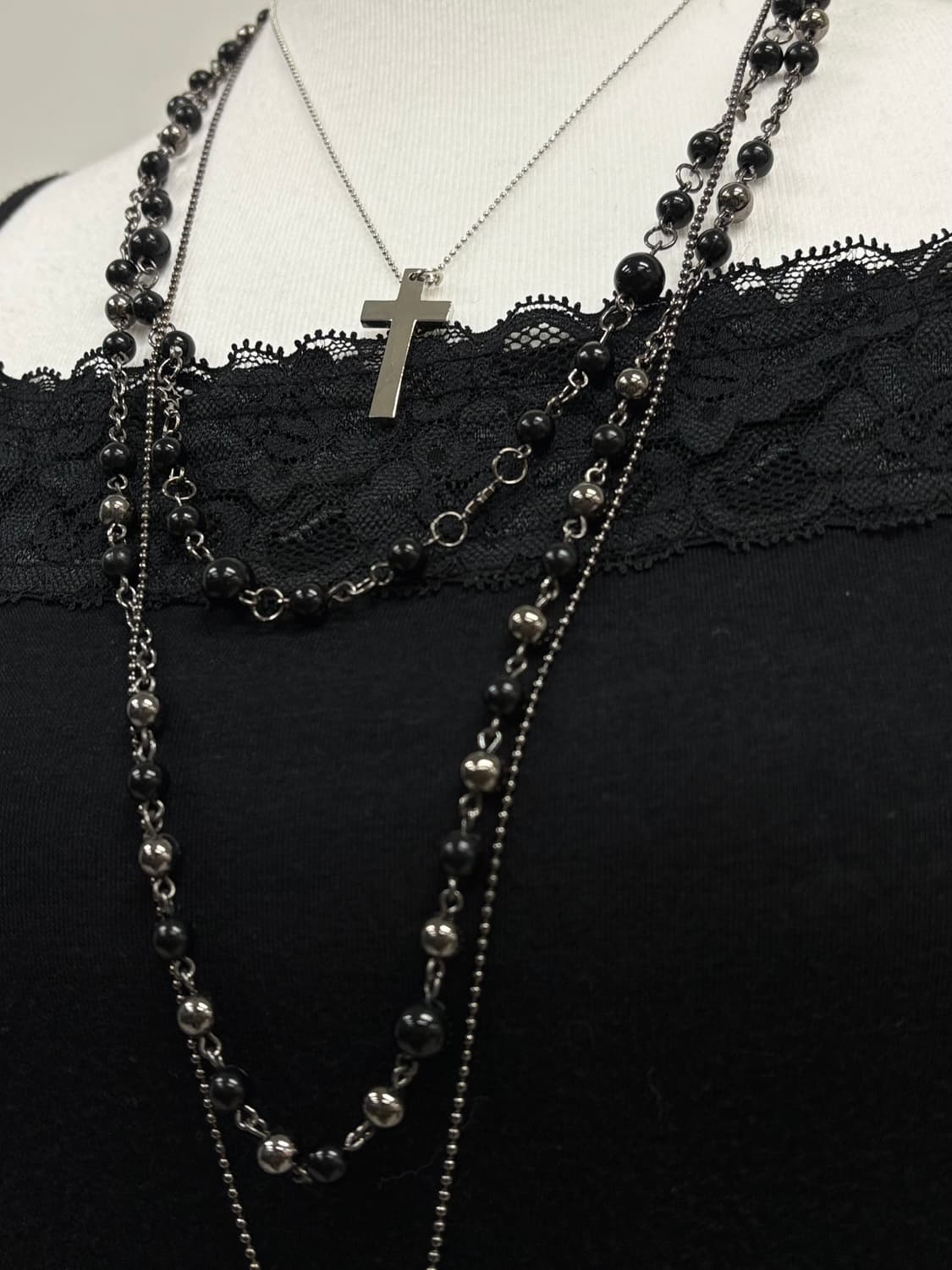 빈티지 고딕 락시크 목걸이 세트 상품이미지2