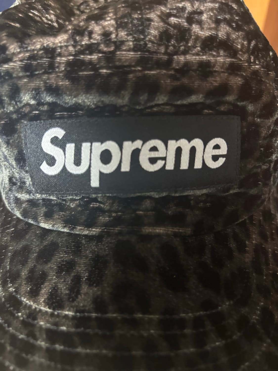 슈프림 레오파드 캠프캡 상품이미지2