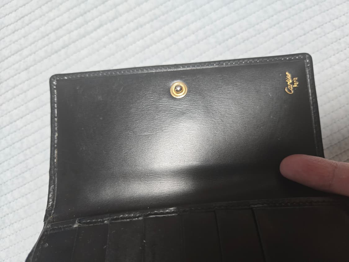 까르띠에 블랙 여성 반지갑 상품이미지4