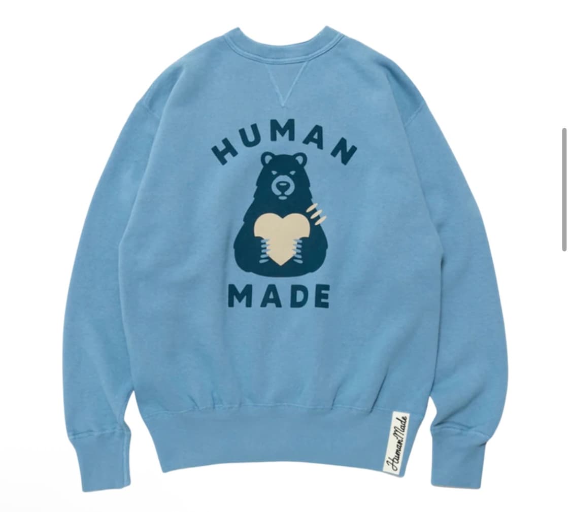 휴먼메이드 츠리아미 스웨트셔츠 #3 스카이블루 L 상품이미지1