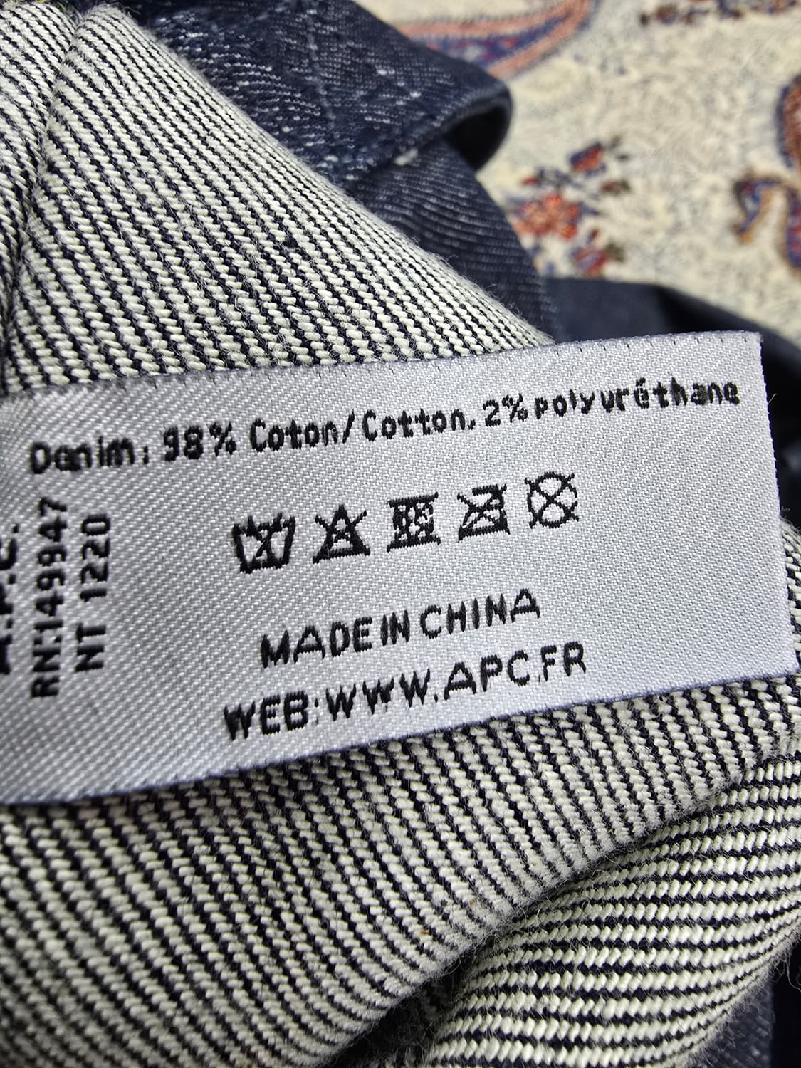 A.P.C 데님 토트백 (1526) 상품이미지4