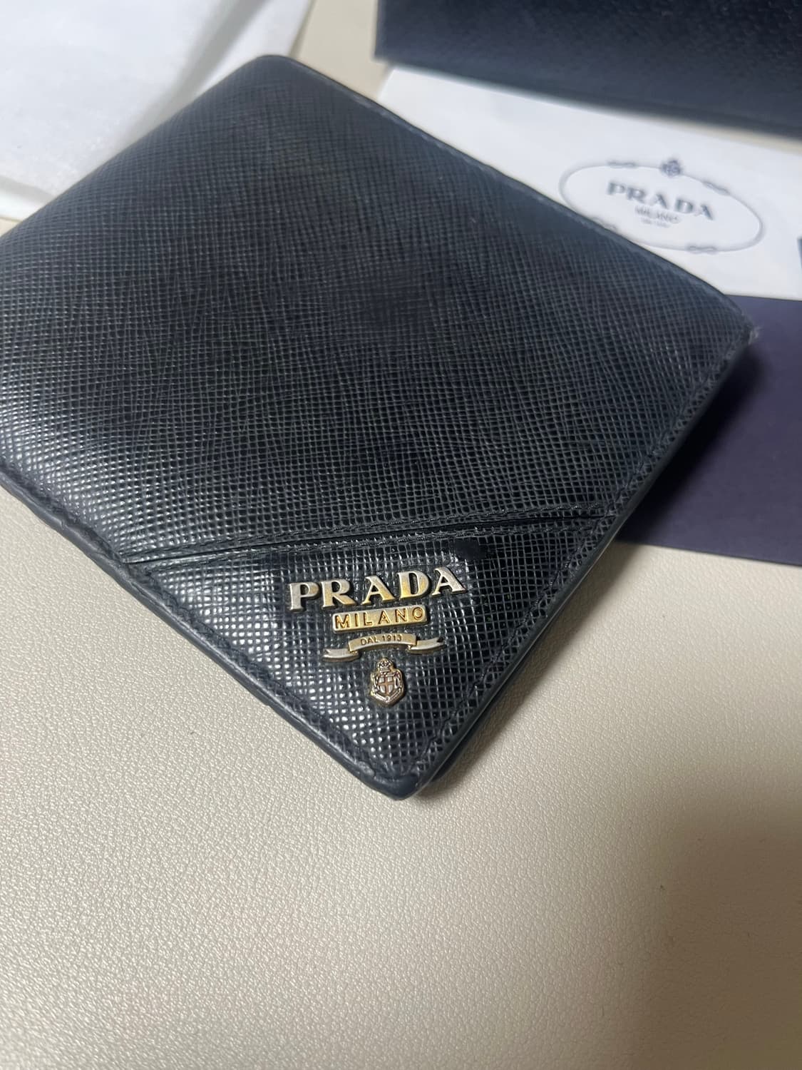 프라다 사피아노 반지갑 풀박스 상품이미지3