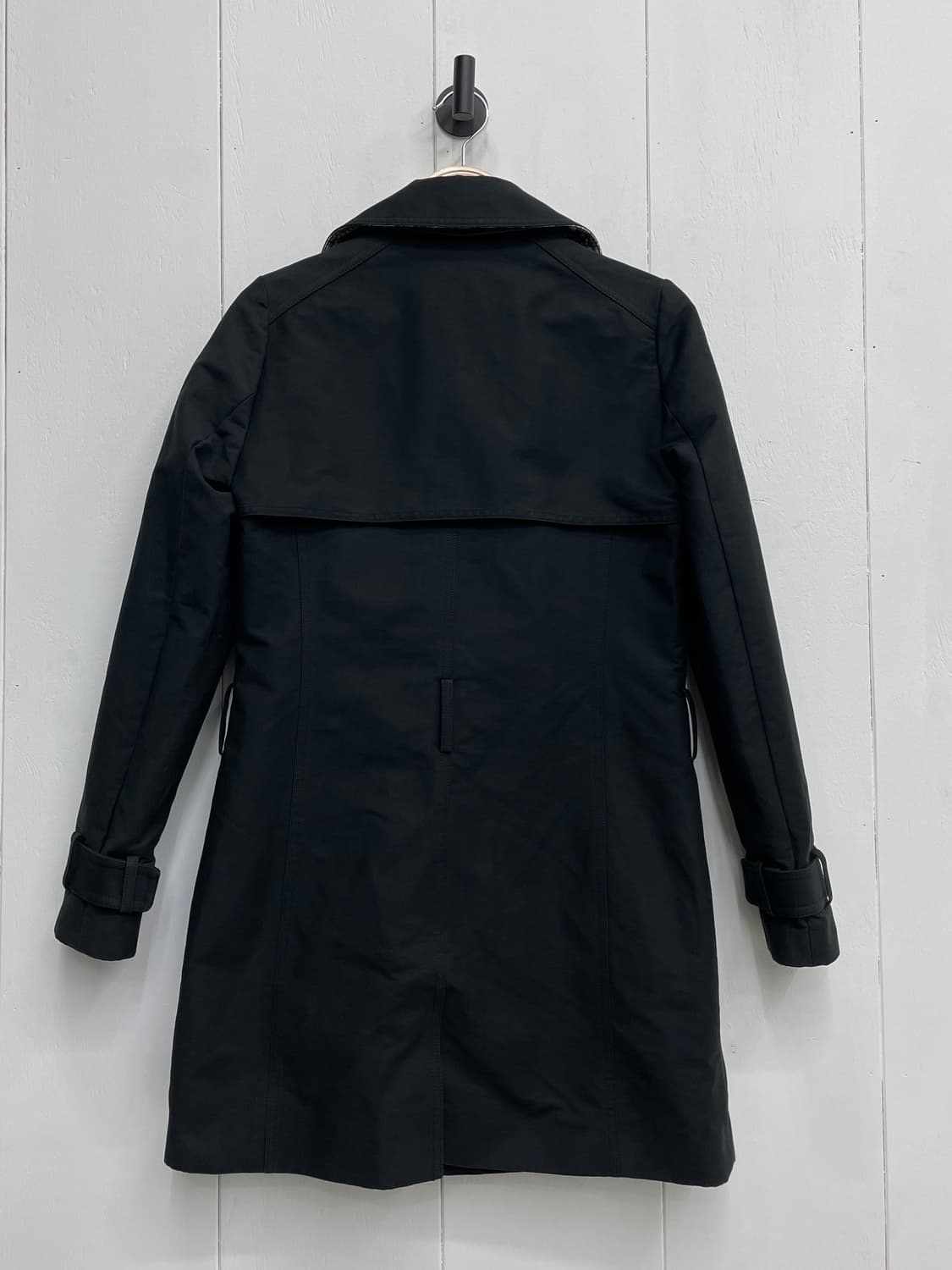 쟈딕앤볼테르 더블 트렌치 코트 세미슬림핏 블랙 상품이미지8