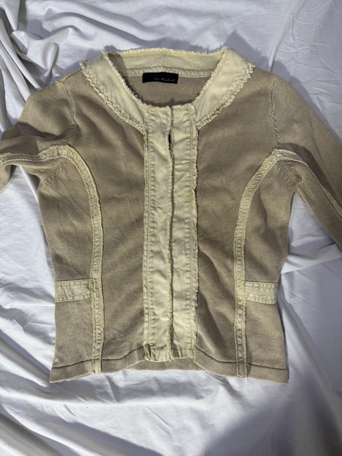 빈티지 프린지 니트 자켓 y2k goa 아방가르드 상품이미지6