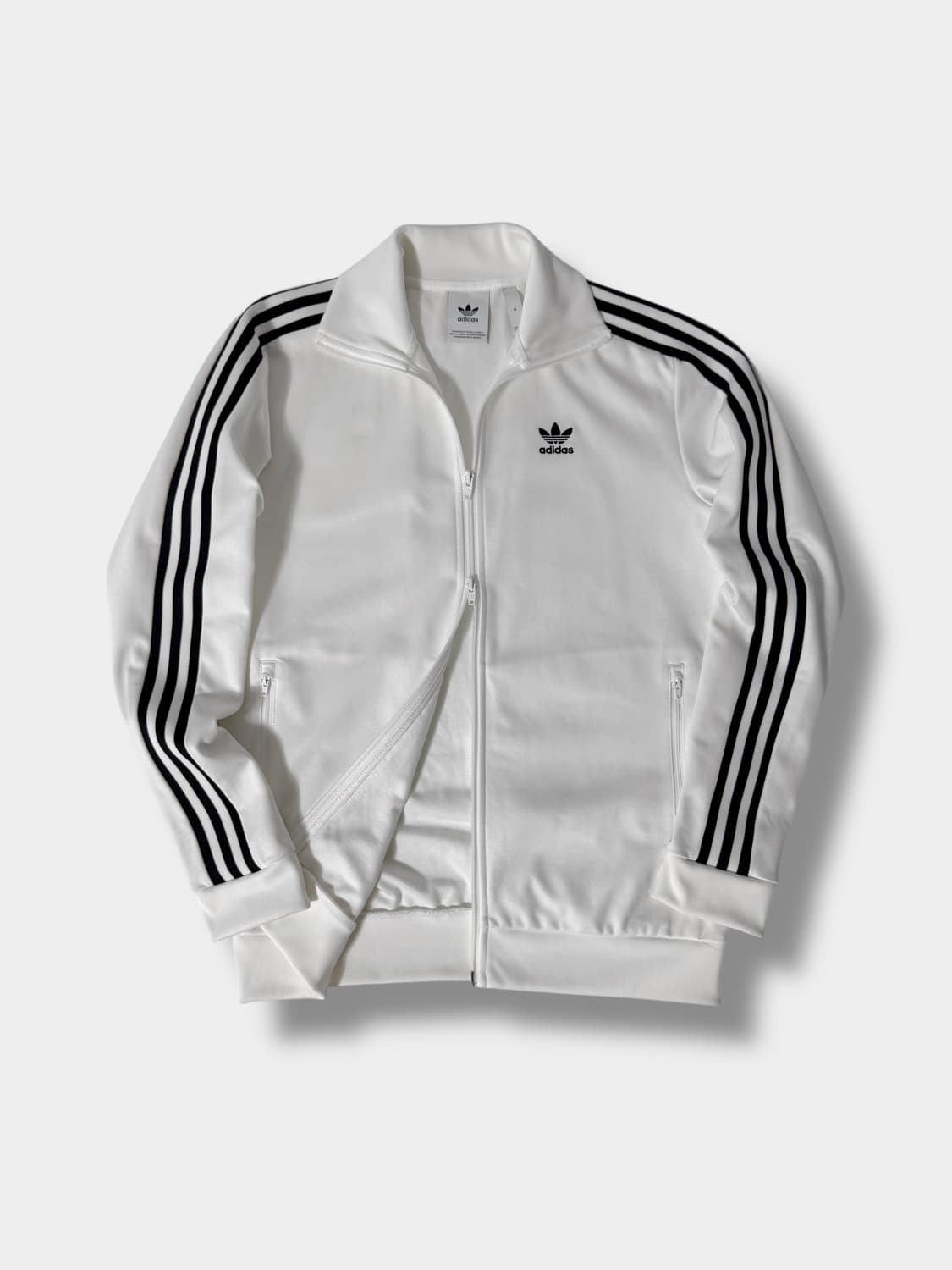 아디다스 루즈핏 화이트 베켄바우어 투웨이 트랙 져지 상품이미지2