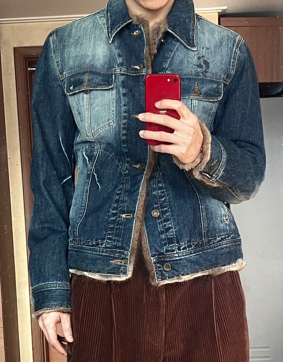 돌체앤가바나 토끼털 데님자켓 상품이미지1