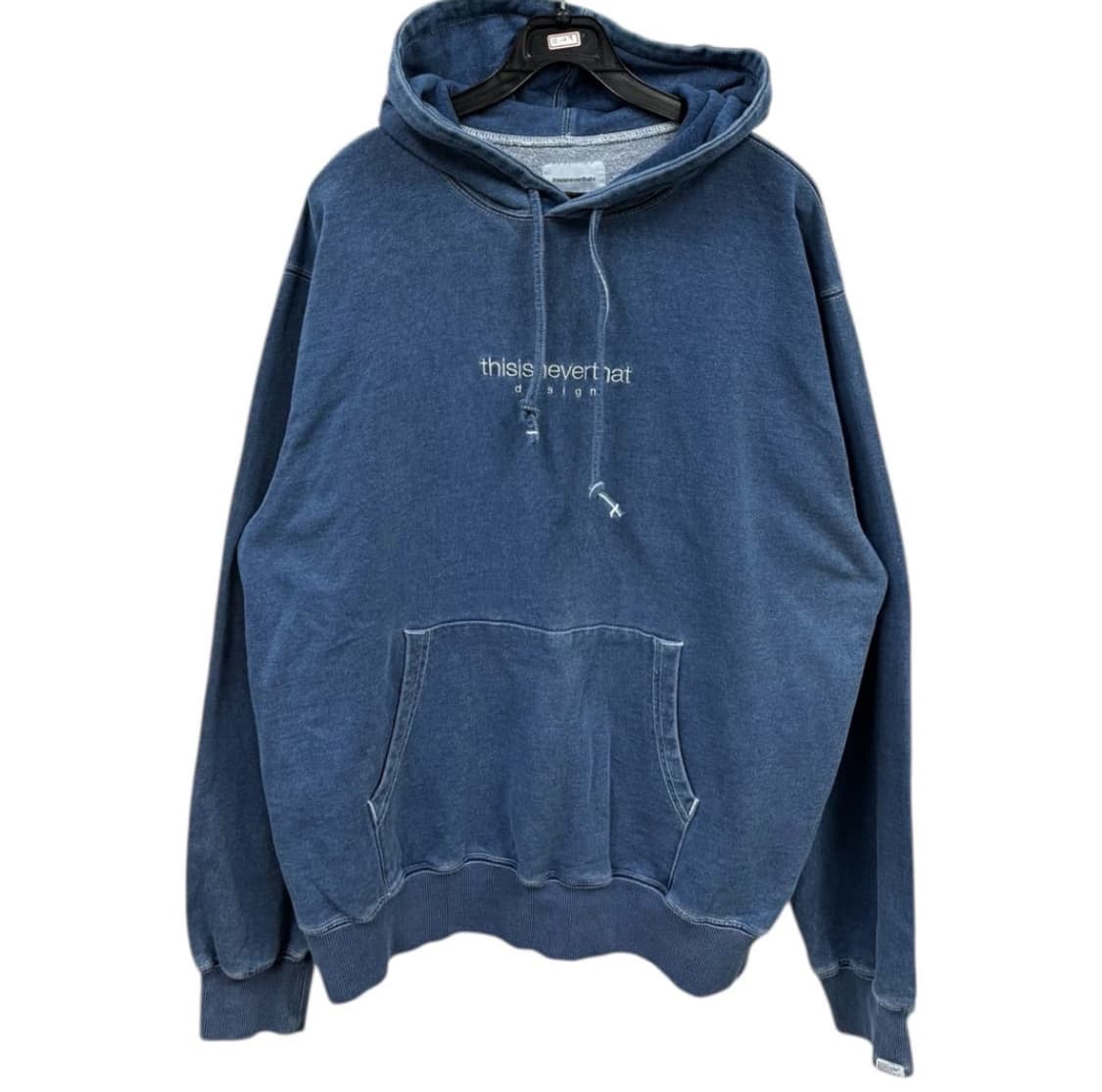 디스이즈네버댓 데님 워싱 후드티 상품이미지1
