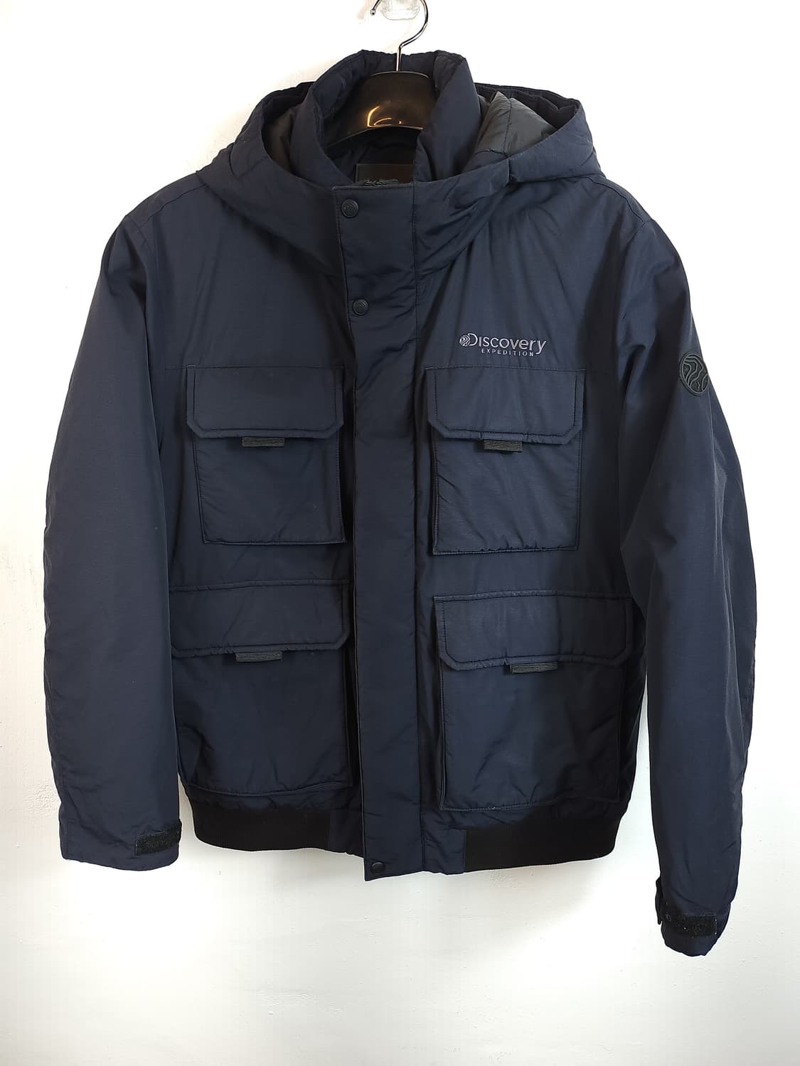 디스커버리 포켓 프리미엄다운패딩 네이비 100 L 상품이미지3