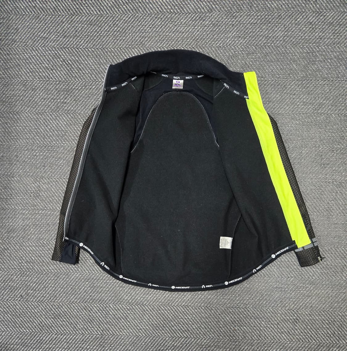엠씨엔 MCN 방풍 기모 자전거 자켓 형광 그린 상품이미지4