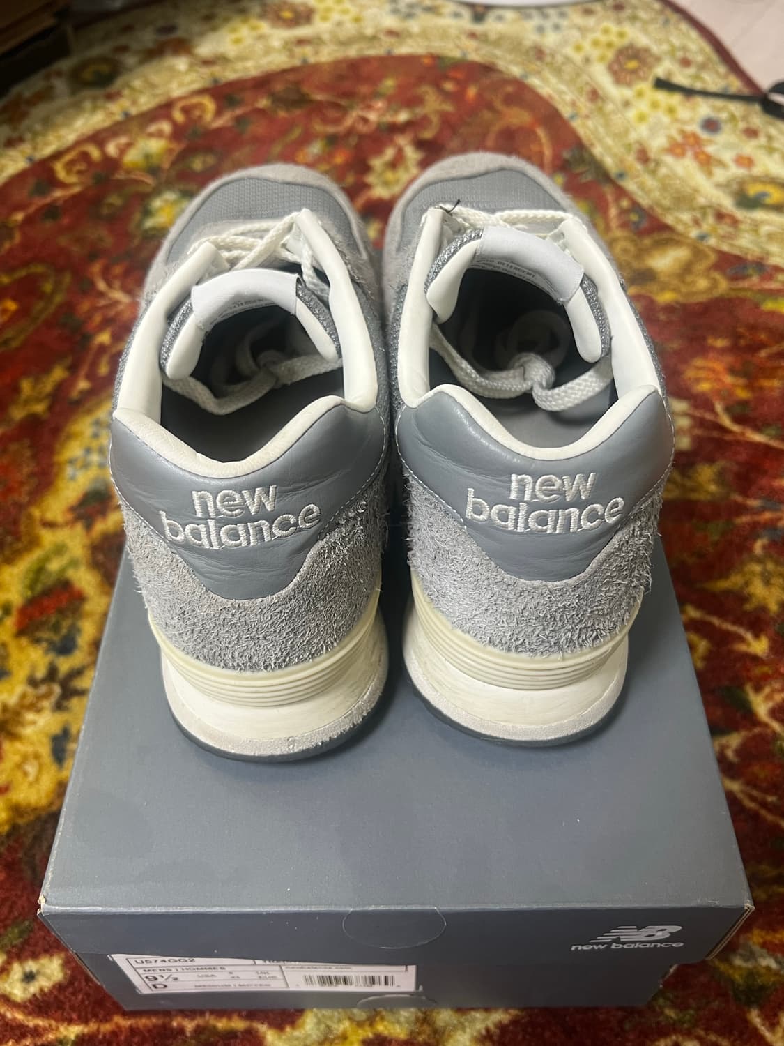 뉴발란스x포터리 574 그레이 275mm 상품이미지3