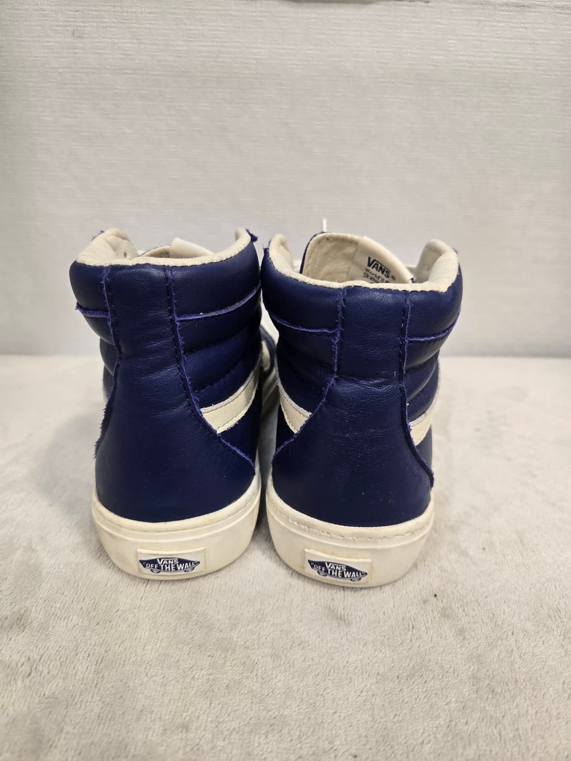 반스 네이비 가죽 하이탑 스니커즈 245~250 상품이미지3