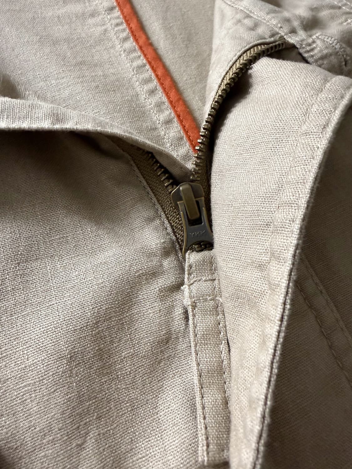 Person's Flip Wear Linen Utility Jacket 상품이미지7