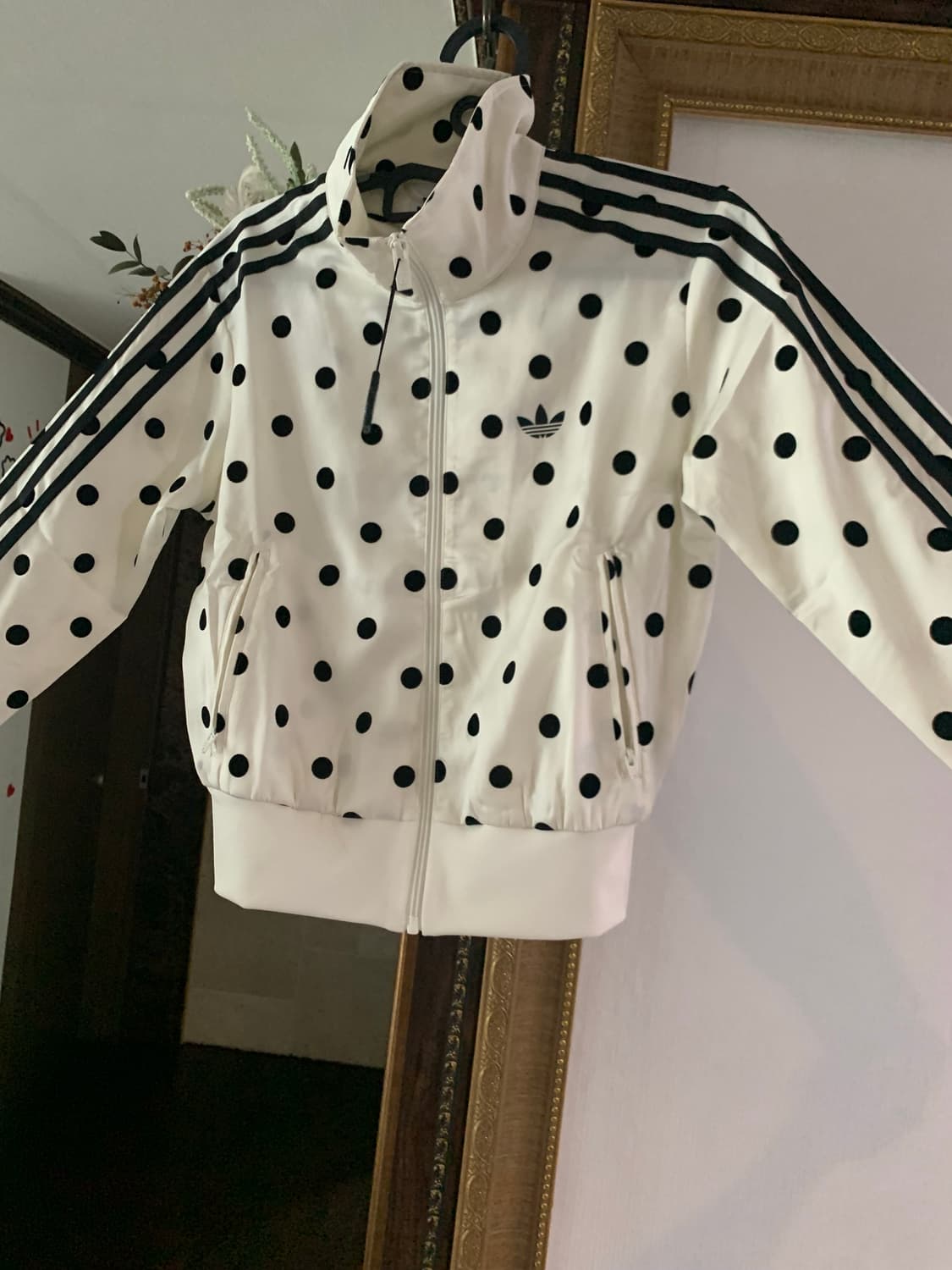 아디다스 화이트 블랙 도트 져지 새상품 상품이미지4