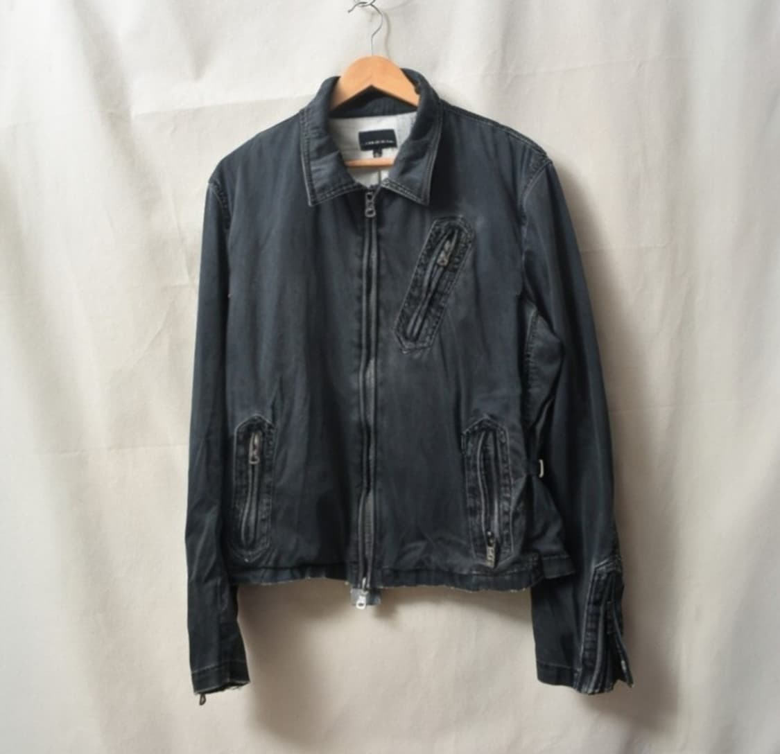 캘빈클라인 가먼트다잉 라이더 자켓 L M0144 상품이미지2